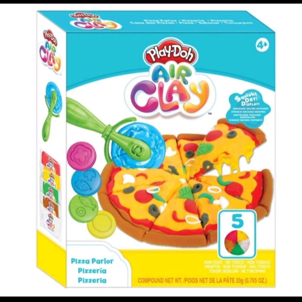Brand New Playdoh Air Clay Pizza Parlor Set - Multicolor